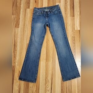 Zanzea Women's Medium Blue Bootcut Jeans